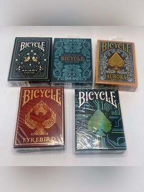 Bicycle Playing Card Deck Set (5)  - Multicolor Collector Pack